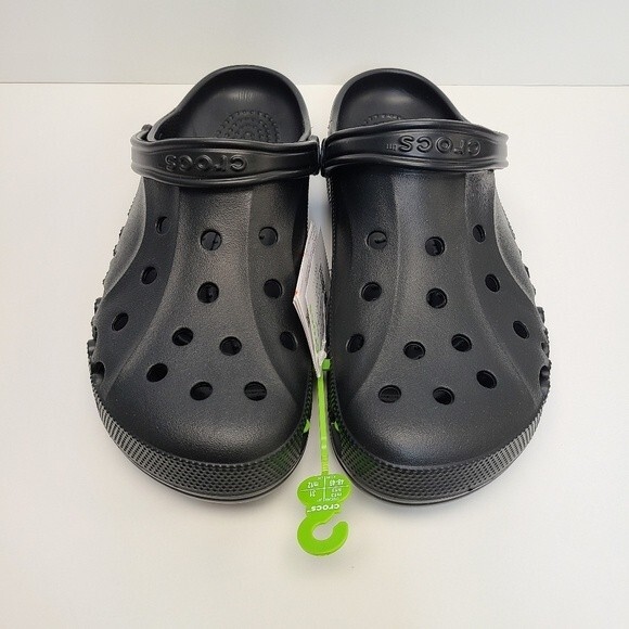 NWT Crocs Mens Black Baya Clog 13 - Picture 4 of 13